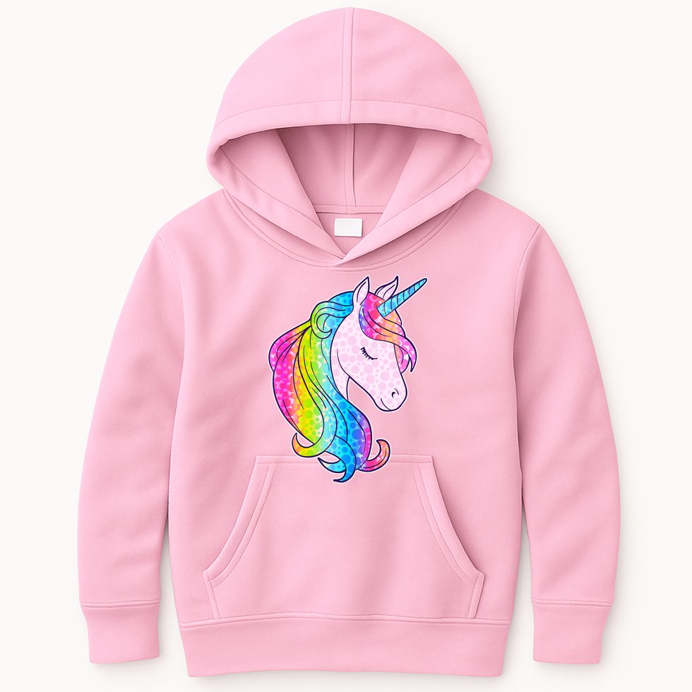 Cute Unicorn International Dot Day Make Your Mark Kids Hoodie