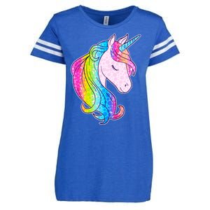 Cute Unicorn International Dot Day Make Your Mark Enza Ladies Jersey Football T-Shirt