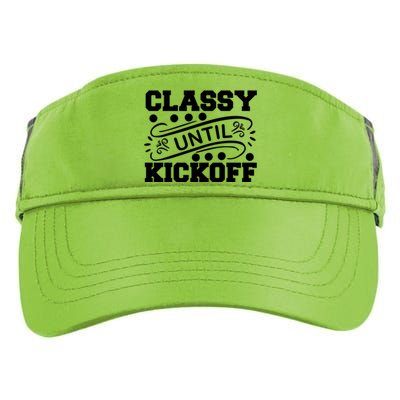 Classy Until Kickoff Adult Drive Performance Visor