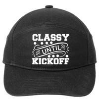 Classy Until Kickoff 7-Panel Snapback Hat