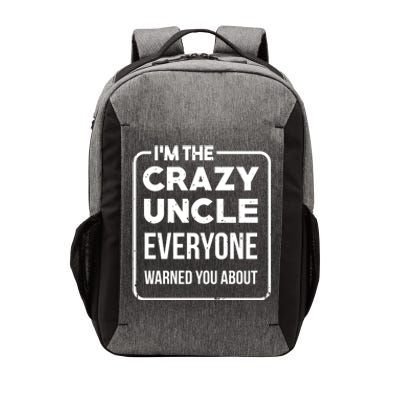 Crazy Uncle Kins Family Relatives Granduncle Uncle Gift Vector Backpack