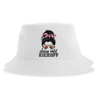 Classy Until Kickoff Football Hair Bun Sustainable Bucket Hat