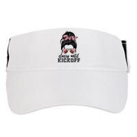 Classy Until Kickoff Football Hair Bun Adult Drive Performance Visor