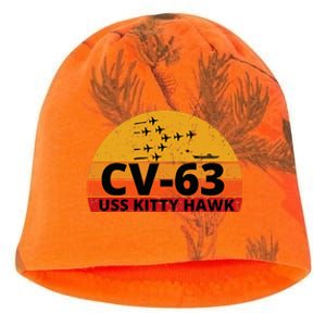 Cv63 Uss Kitty Hawk Aircraft Carrier Kati - Camo Knit Beanie