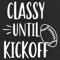 Classy Until Kickoff Funny Football Adult Drive Performance Visor