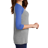 Classy Until Kickoff Funny Football Women's Tri-Blend 3/4-Sleeve Raglan Shirt
