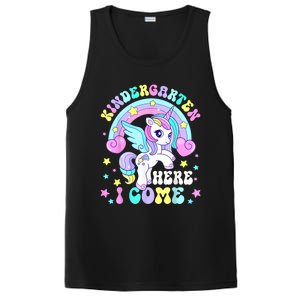 Cute Unicorn Kindergarten Here I Come Happy First Day School PosiCharge Competitor Tank