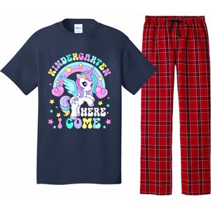 Cute Unicorn Kindergarten Here I Come Happy First Day School Pajama Set