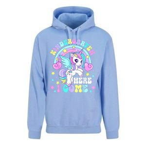 Cute Unicorn Kindergarten Here I Come Happy First Day School Unisex Surf Hoodie