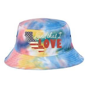 California Usa Land That I Love Patriotic July 4th Gift Tie Dye Newport Bucket Hat