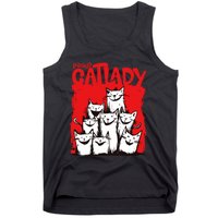 Cats Unleashed Love Joyful Expressions Proud Cat Lady Tank Top