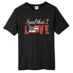 Colorado Usa Land That I Love Patriotic Gift Tall Fusion ChromaSoft Performance T-Shirt