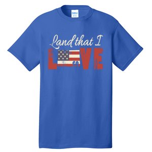 Colorado Usa Land That I Love Patriotic Gift Tall T-Shirt