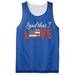 Colorado Usa Land That I Love Patriotic Gift Mesh Reversible Basketball Jersey Tank