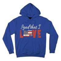 Colorado Usa Land That I Love Patriotic Gift Tall Hoodie