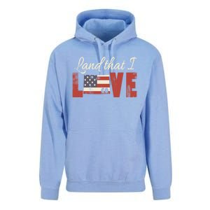 Colorado Usa Land That I Love Patriotic Gift Unisex Surf Hoodie