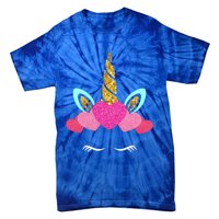 Cute Unicorn Lover With Hearts Crown Valentines Day Cute Gift Tie-Dye T-Shirt