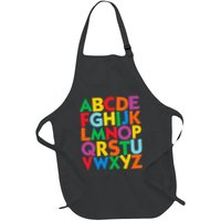 Colorful Uppercase Letters Alphabet Learn Abcs Apron
