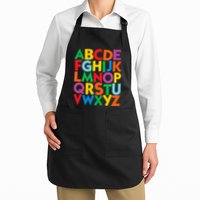Colorful Uppercase Letters Alphabet Learn Abcs Apron