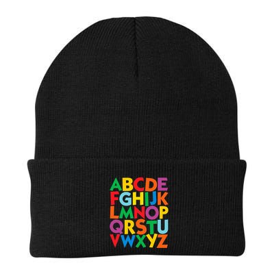 Colorful Uppercase Letters Alphabet Learn Abcs Beanie