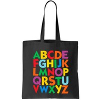 Colorful Uppercase Letters Alphabet Learn Abcs Bag