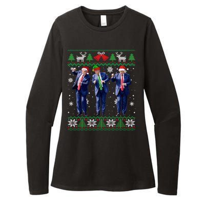 Christmas Ugly Long Sleeve Womens CVC Long Sleeve Shirt