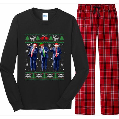 Christmas Ugly Long Sleeve Long Sleeve Pajama Set