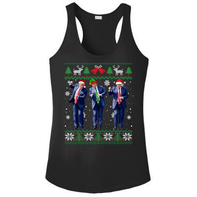 Christmas Ugly Long Sleeve Ladies PosiCharge Competitor Racerback Tank