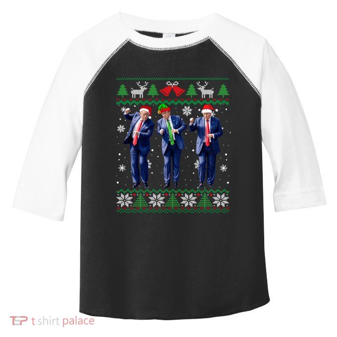 Christmas Ugly Long Sleeve Toddler Fine Jersey T-Shirt