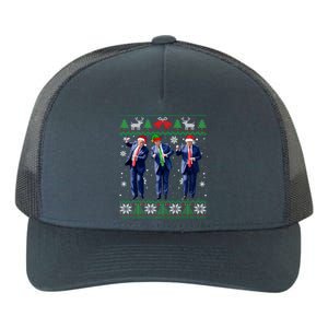 Christmas Ugly Long Sleeve Yupoong Adult 5-Panel Trucker Hat