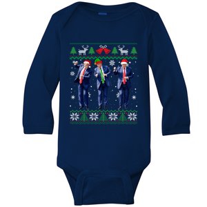 Christmas Ugly Long Sleeve Baby Long Sleeve Bodysuit