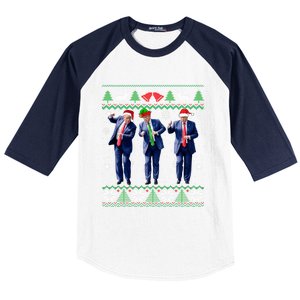 Christmas Ugly Long Sleeve Baseball Sleeve Shirt