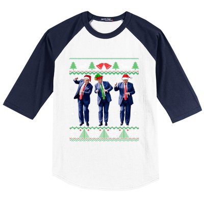 Christmas Ugly Long Sleeve Baseball Sleeve Shirt