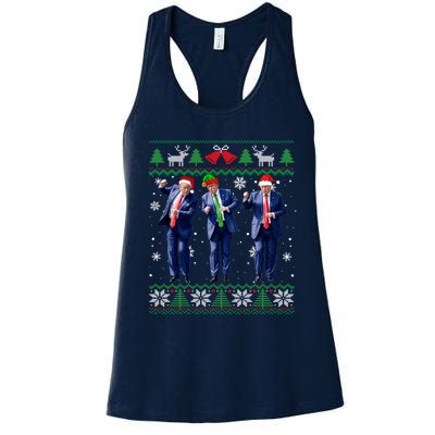 Christmas Ugly Long Sleeve Women's Racerback Tank