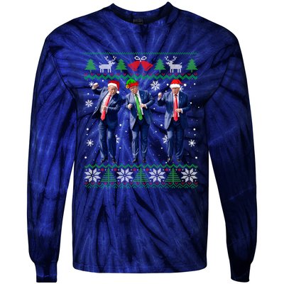 Christmas Ugly Long Sleeve Tie-Dye Long Sleeve Shirt