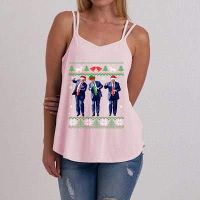 Christmas Ugly Long Sleeve Women's Strappy Tank