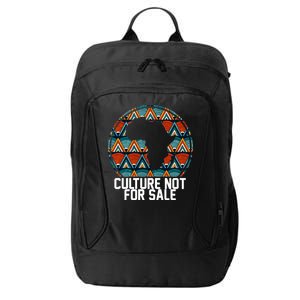 Culture Not For Sale Black History African Pride City Backpack