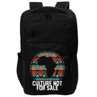 Culture Not For Sale Black History African Pride Impact Tech Backpack