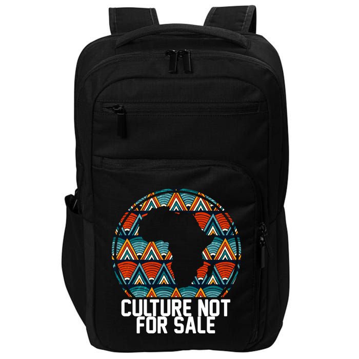 Culture Not For Sale Black History African Pride Impact Tech Backpack