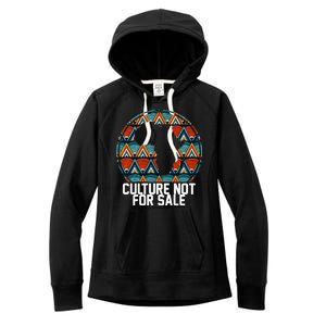 Culture Not For Sale Black History African Pride Women's Fleece Hoodie