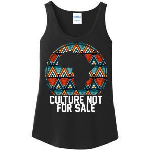 Culture Not For Sale Black History African Pride Ladies Essential Tank