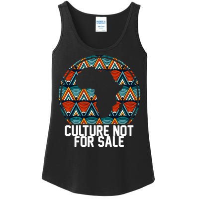 Culture Not For Sale Black History African Pride Ladies Essential Tank