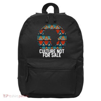 Culture Not For Sale Black History African Pride 16 in Basic Backpack