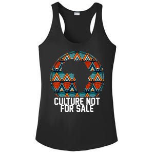 Culture Not For Sale Black History African Pride Ladies PosiCharge Competitor Racerback Tank