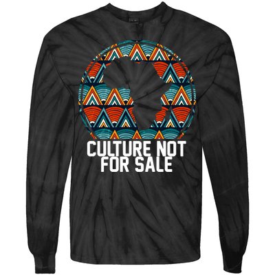 Culture Not For Sale Black History African Pride Tie-Dye Long Sleeve Shirt