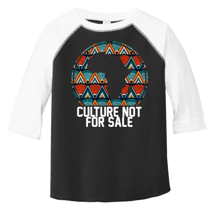 Culture Not For Sale Black History African Pride Toddler Fine Jersey T-Shirt