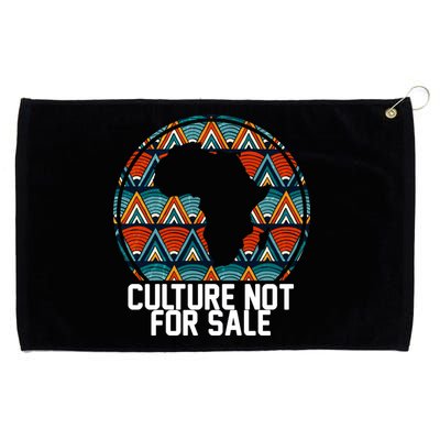 Culture Not For Sale Black History African Pride Grommeted Golf Towel