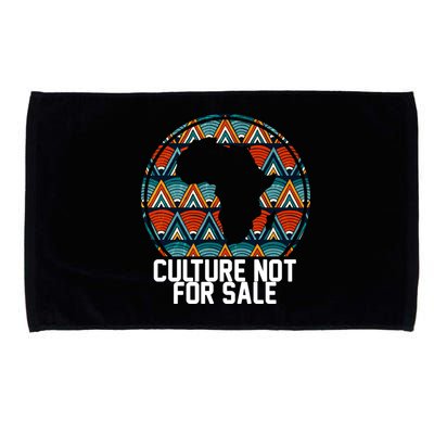 Culture Not For Sale Black History African Pride Microfiber Hand Towel