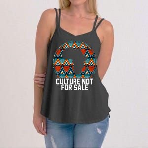 Culture Not For Sale Black History African Pride Women's Strappy Tank