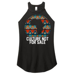 Culture Not For Sale Black History African Pride Women's Perfect Tri Rocker Tank